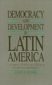 Cover of: Democracy and development in Latin America by David Lehmann, David Lehmann