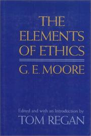 Cover of: The elements of ethics
