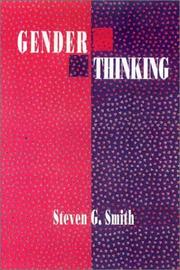 Cover of: Gender thinking by Steven G. Smith