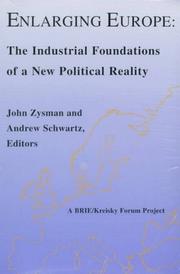Cover of: Enlarging Europe: the industrial foundations of a new political reality