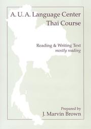 Cover of A.U.A. Language Center Thai Course