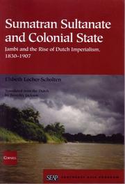 Sumatraans sultanaat en koloniale staat by Elsbeth Locher-Scholten