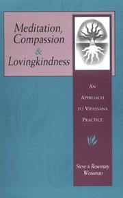 Cover of: Meditation, compassion & lovingkindness by Steve Weissman