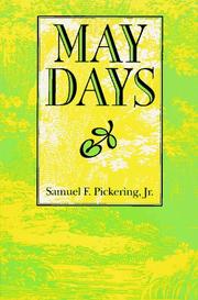 Cover of: May Days by Samuel F., Jr. Pickering