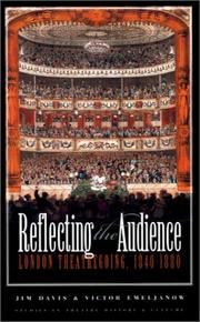 Cover of: Reflecting the audience: London theatregoing, 1840-1880