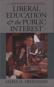 Cover of: Liberal Education and the Public Interest