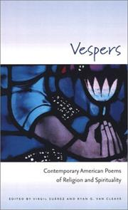Cover of: Vespers by edited by Virgil Suárez and Ryan G. Van Cleave.