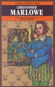 Cover of: Christopher Marlowe