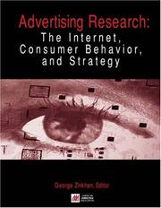 Cover of: Advertising research: the Internet, consumer behavior, and strategy