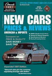 Cover of: 1998 Edmund's New Cars: Prices & Reviews98 (Edmundscom New Car and Trucks Buyer's Guide)
