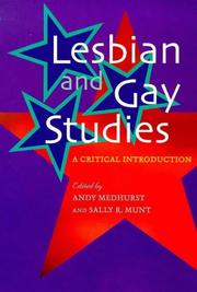 Cover of: Lesbian and Gay Studies by 