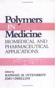Cover of: Polymers in medicine by edited by Raphael M. Ottenbrite, Emo Chiellini.