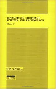 Cover of: Advances in Urethane: Science & Technology, Volume XII (Advances in Urethane Science and Technology)