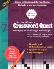 Merriam-Webster's Crossword Quest by Merriam-Webster