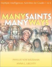 Cover of: Many Saints, Many Ways by Phyllis Vos Wezeman, Anna L. Liechty