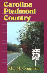 Cover of: Carolina Piedmont country