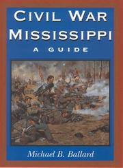 Cover of: Civil War Mississippi: a guide