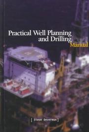 Cover of: Practical well planning and drilling manual