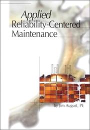 Cover of: Applied Reliability Centered Maintenance