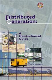Cover of: Distributed Generation by Ann Chambers, Barry Schnoor, Stephanie Hamilton