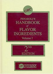 Cover of: Handbook of Flavor Ingredients, Volume I