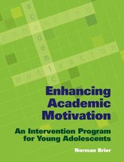 Cover of: Enhancing Academic Motivation: An Intervention Program for Young Adolescents