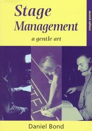 Cover of: Stage management by Daniel Bond