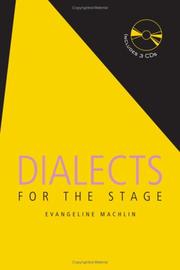Cover of: Dialects for the Stage | Evangeline Machlin
