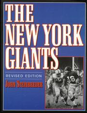 Cover of: The New York Giants by John Steinbreder