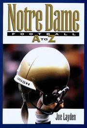 Cover of: Notre Dame football A-Z