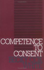 Cover of: Competence to consent