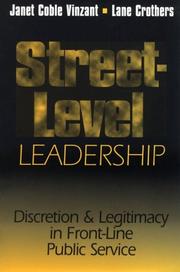 Cover of: Street-Level Leadership by Janet Coble Vinzant, Lane Crothers