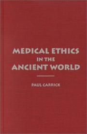 Cover of: Medical Ethics in the Ancient World (Clinical Medical Ethics (Washington, D.C.).)