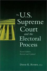 Cover of: The U.S. Supreme Court and the electoral process