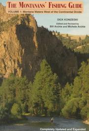Cover of: The Montanan's Fishing Guide: Montana Waters West of Continental Divide (Montana's Fishing Guide)