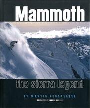 Cover of: Mammoth by Martin Forstenzer, Martin Forstenzer