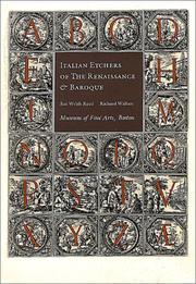 Cover of: Italian etchers of the Renaissance & Baroque