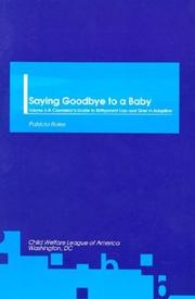 Cover of: Saying Goodbye to a Baby by Patricia Roles