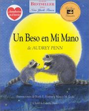 Cover of: Un Beso en Mi Mano by Audrey Penn