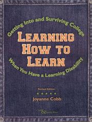 Cover of: Learning how to learn