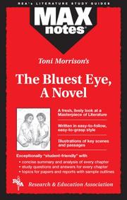 Cover of: Toni Morrison's The bluest eye by Christopher A. Hubert