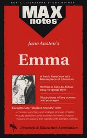 Cover of: Emma (MAXNotes Literature Guides) (MAXnotes)