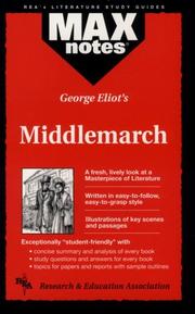 Cover of: Middlemarch  (MAXNotes Literature Guides) (MAXnotes)