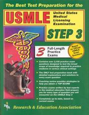 Cover of: Usmle - United States Medical Licensing Examina- Tion by Rose S. Fife, John Min, Douglas Monasebian, Gopi Rana-Mukkavilli, Vartan Tarakchyan, T. M. Worner, Rose S. Fife, John Min, Douglas Monasebian, Gopi Rana-Mukkavilli, Vartan Tarakchyan, T. M. Worner