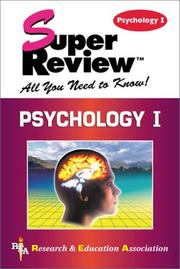 Cover of: Psychology I Super Review
