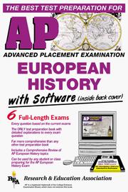 Cover of: The best test preparation for the advanced placement examination, European history by Miles E. Campbell