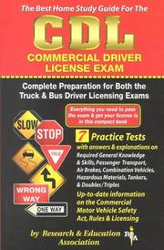 Cover of: CDL: Commercial Driver License Exam