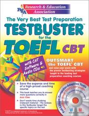 Cover of: TOEFL Testbuster w/ CD-ROM (REA) -  Testbuster for the TOEFL by Research and Education Association