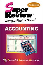 Cover of: Accounting Super Review