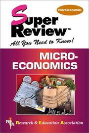Cover of: Microeconomics Super Review